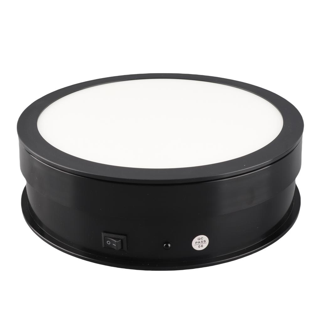 20cm Motorized Rotating Display Stand Rotating Turntable 10kg 22lbs Load Capacity 360 degrees Rotatable Display