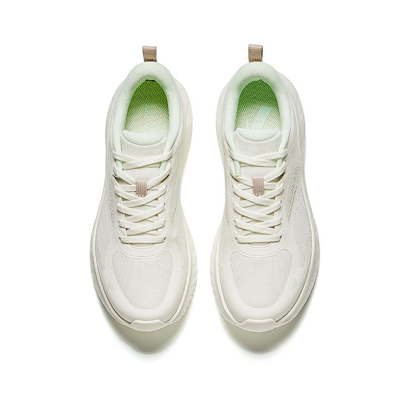 Anta Fabric Slip Resistant Abrasion Resistant Low top Casual Running Shoes Women's White Sneakers