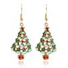 Top-Selling Christmas Dangle Earrings – Santa, Snowman, Reindeer, Snowflake, Candy Cane, and Tree Designs