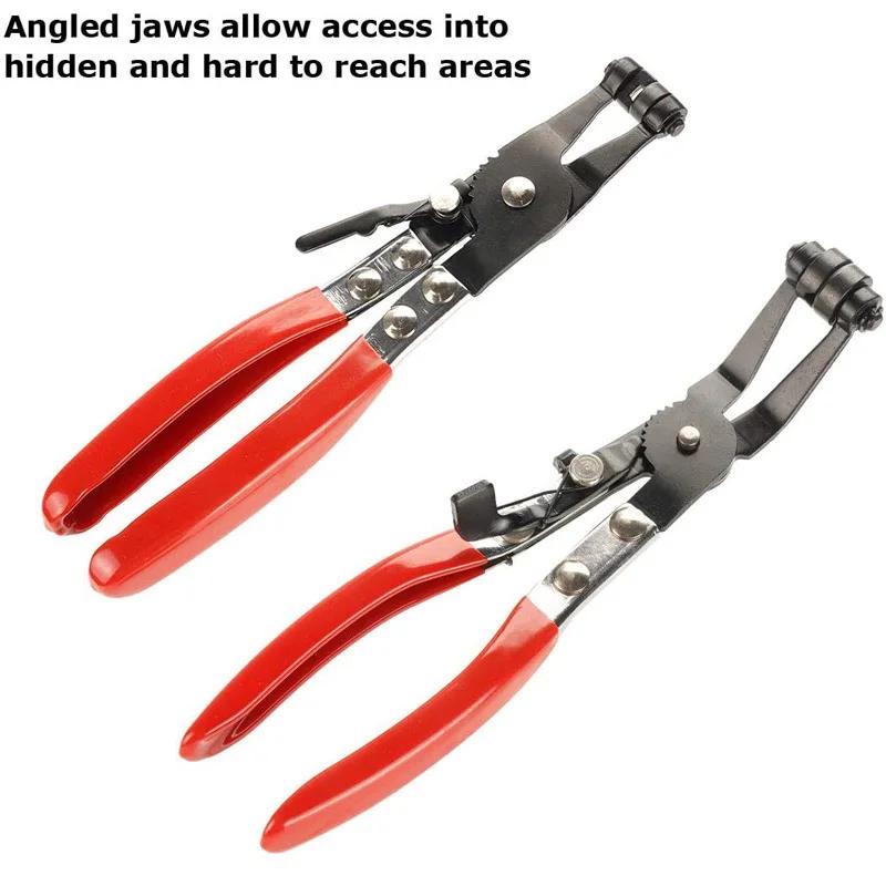 Universal Automobile Hose Clamp Pliers Car Water Pipe Removal Tool for Fuel Coolant Hose Pipe Clips Thicker Handle Hand Tools