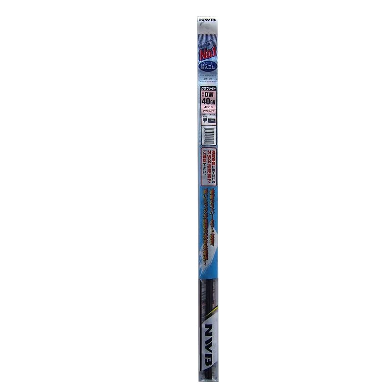 NWB (NWB) Car Wiper Blade Replacement Rubber, Graphite, 400mm (Compatible with Design Wipers)