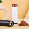 Simple Stainless Steel Vacuum Cup Wood Grain Cup Lid Car Portable Cup Portable Cup Men's Tea Cup Tea Separation