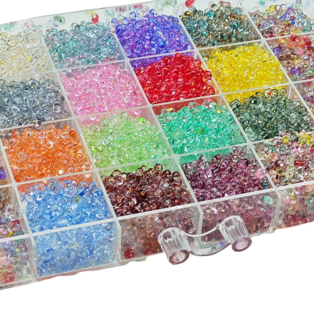 3x6mm Peanut Glass Rice Beads for DIY Jewelry Making: Loose Beads for Bracelets and Necklaces.