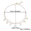 Ocean Style Imitation Pearl Anklet Bohemian Shell Anklet New Starfish Pendant Anklet  Jewelry