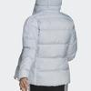 Adidas Sports Casual Warm Hooded Down Jacket Women Jacket Light-Blue GT9166