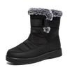 Fashion Women's Waterproof Winter Snow Boots Fluffy Fur Anti Slip Platform Ankle Boots for Women Outdoor Thick Plush Warm Cotton Shoes