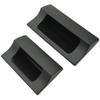 Black/Ivory Plastic Concealed Handle - Hidden/Recessed Pull Handle (AP-183 Series)