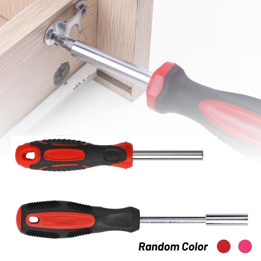 Red Magnetic Bit Holder Screwdriver Spinner Handle with Magnetic Link Bit