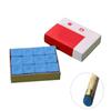 12Pcs Snooker Billiard Chalk Pool Cue Tip Square Powder Billiard Cue Tip Chalk Indoor Sport Snooker Accessories