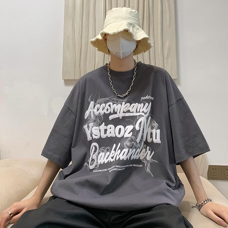 

Мужская хлопковая футболка с круглым вырезом 5XL