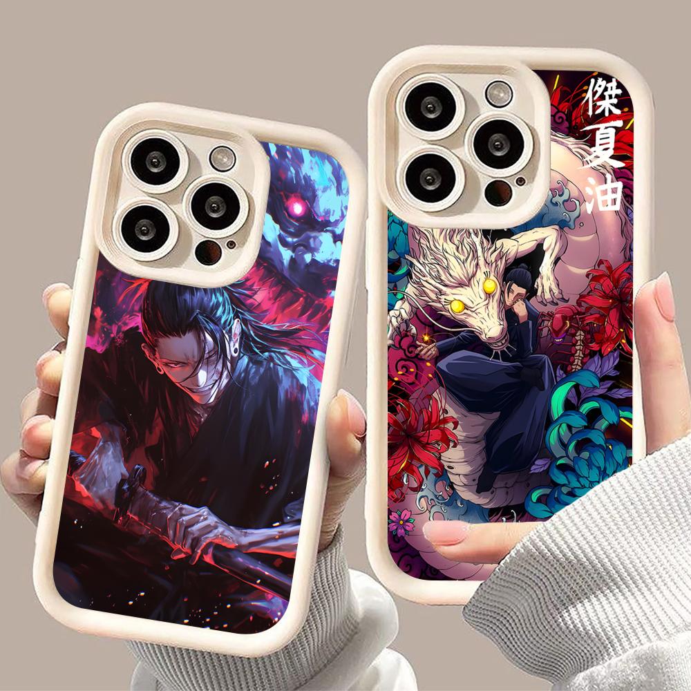 Jujutsu Kaisen Geto Suguru Phone Case for iPhone 17 16 15 14 13 12 11 Air Pro Max Plus Thicken TPU Colorful Cover Cover Pretty