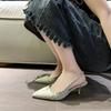 Fashion 2024 Spring and Autumn New High Heel Women's Shoes  A Small Crowd with Pointed Thin Heels and Shallow Mouth Sexy Single Shoes