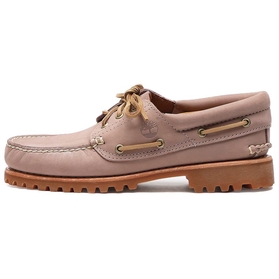 Timberland Authentics Series Leather Comfortable Versatile Boat Shoes Men shoes Light-Purple TB0A2PDQA4V1 40