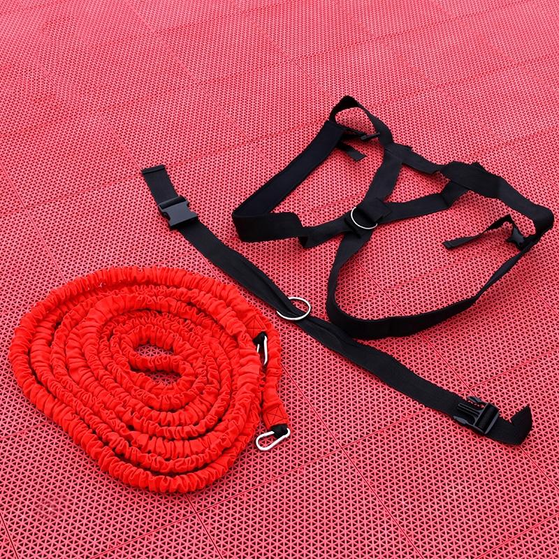 KWO Exercise Gym Soccer Speed Acceleration Cord Bands Resistance Tension Strength Power Rope Sport Set Football Training Equipment Football Training Equipment