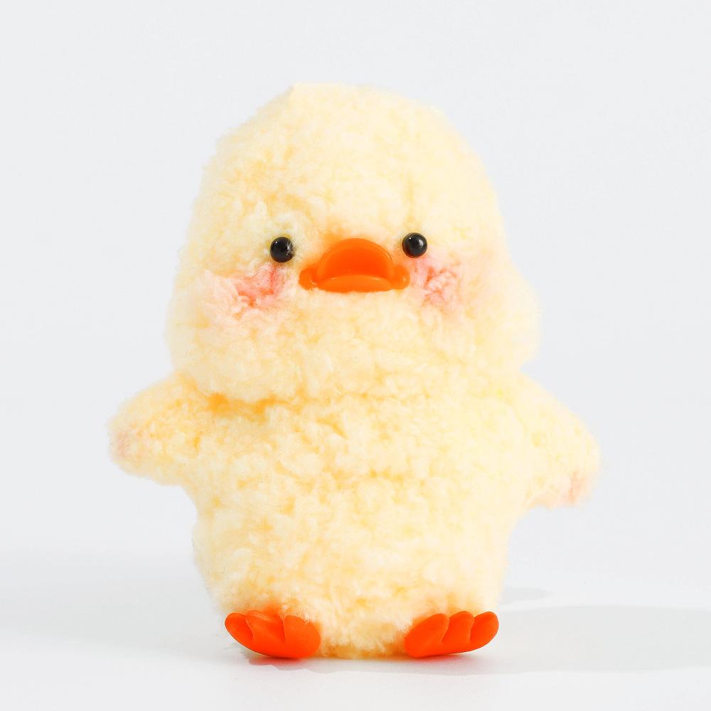 DIY Coral Plush Pipe Cleaners for Animal Duck Doll Materials Kit Creative Keychain Making Supplies Italian Bag Accessories