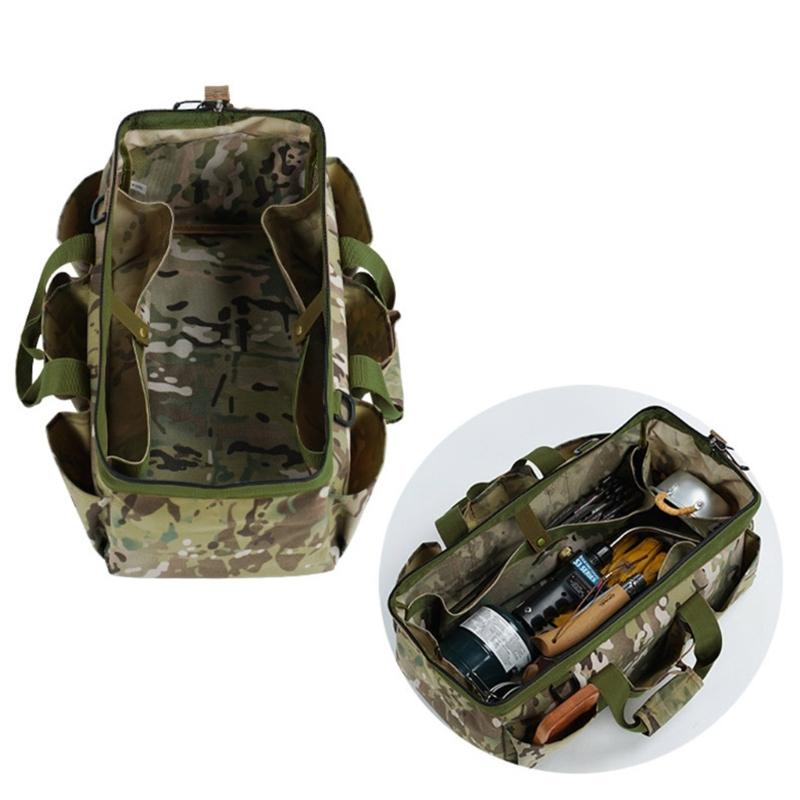 Waterproof Anti-Fall Tools Tote Storage Bag Multi-Pocket Outdoor Multi-Function Tools Bag Organizers Heavy Duty Tool Bag