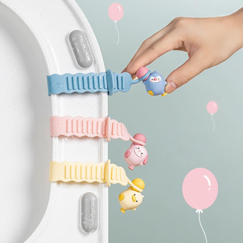

Non-slip Toilet Lid Lifter Cartoon Animals Toilet Bowl Lifter Toilet Accessories