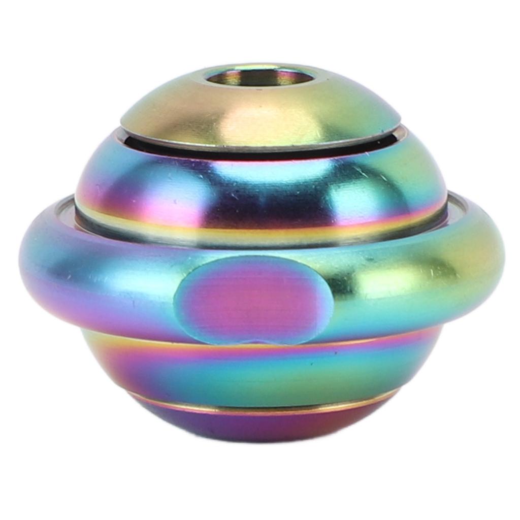 Fidget Gyroscope Stainless Steel Fingertip Rotating Gyro Toy for Travel Office Home Station