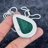 Green Aventurine Gemstone 925 Sterling Silver Jewelry Pendant 2.40" M-2927