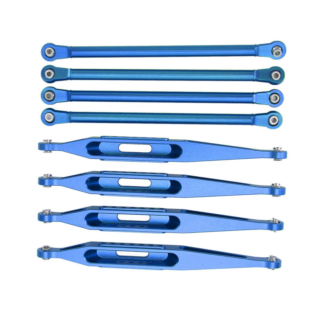 Upper Lower Suspension Links Aluminium Alloy High Strength Exquisite RC Suspension Links Set for LOSI 1Celsius8 LMT 4 RC Car