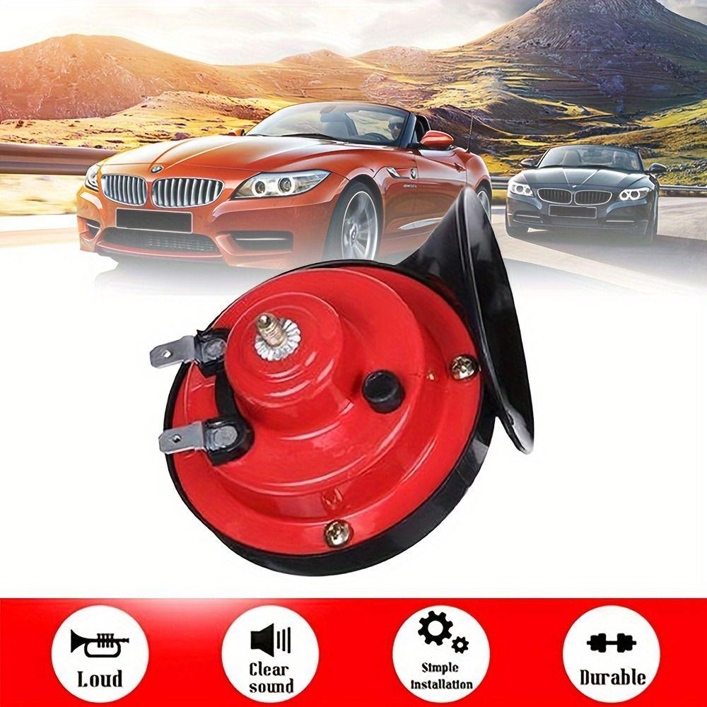 2Pcs 300DB Loud Car Horn 12V/24V Motorcycles Speaker  For Motorcycle Car Truck SUV Boat
