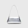 New Women's Bag Spring Fashion Versatile Black Belt Buckle Flip Minimalist Retro Shoulder Underarm Bag