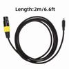 3 Pin XLR XLR to USB C Cable Flexible USB C Microphone Cable XLR Female Connector Cable  For Tablet