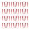 Forehead Decal Stickers for Kids Red Blue Washable Waterproof Face Tattoos for Cosplay Performances Flame Wave Designs Sticker