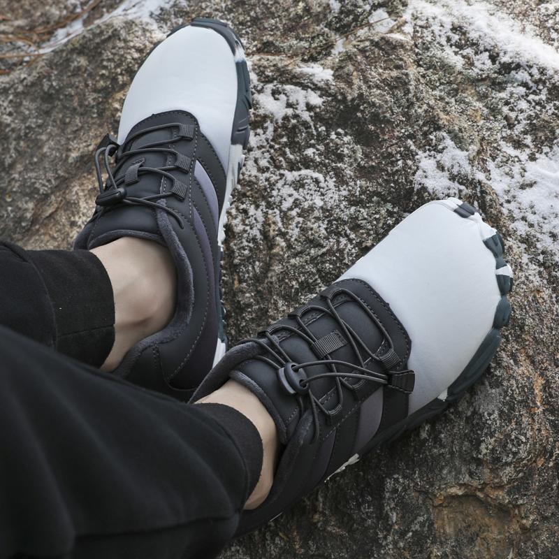 Winter Outdoor Cotton Boots Warm Snow Boots Cotton Boots Comfortable Inner Non-Slip Soles Waterproof Upper Men's Boots Warm