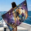Soccer Fan Beach Towel Quick Dry Microfiber Bath Towel Oversized Sand Free for Swimming Pool Beach Vacation