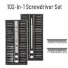 102-Piece Magnetic Screwdriver Set for Phone, Watch, and Computer Repair