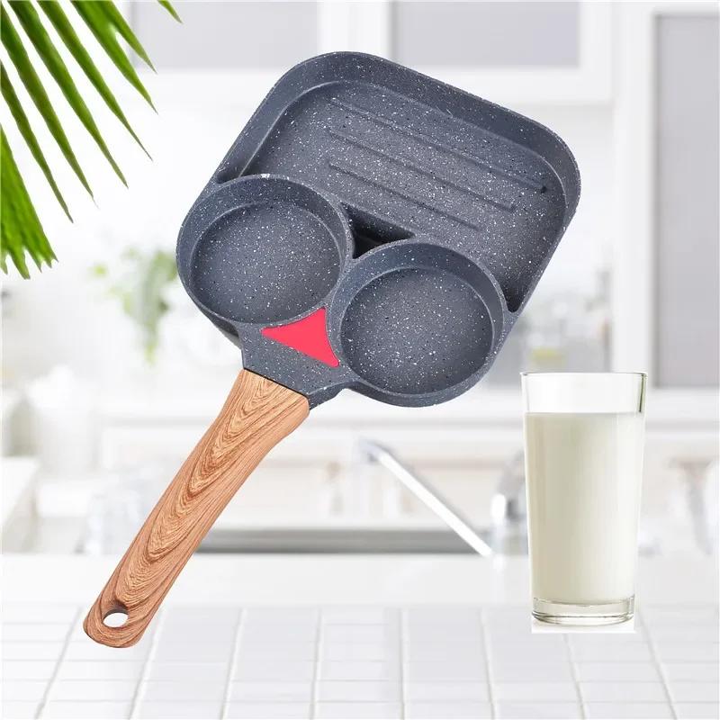 Frying Pot Pan Thickened Omelet Pan Non-stick Egg Pancake Steak Pan Cooking Egg Ham Pans Breakfast Maker Kitchen Cookware