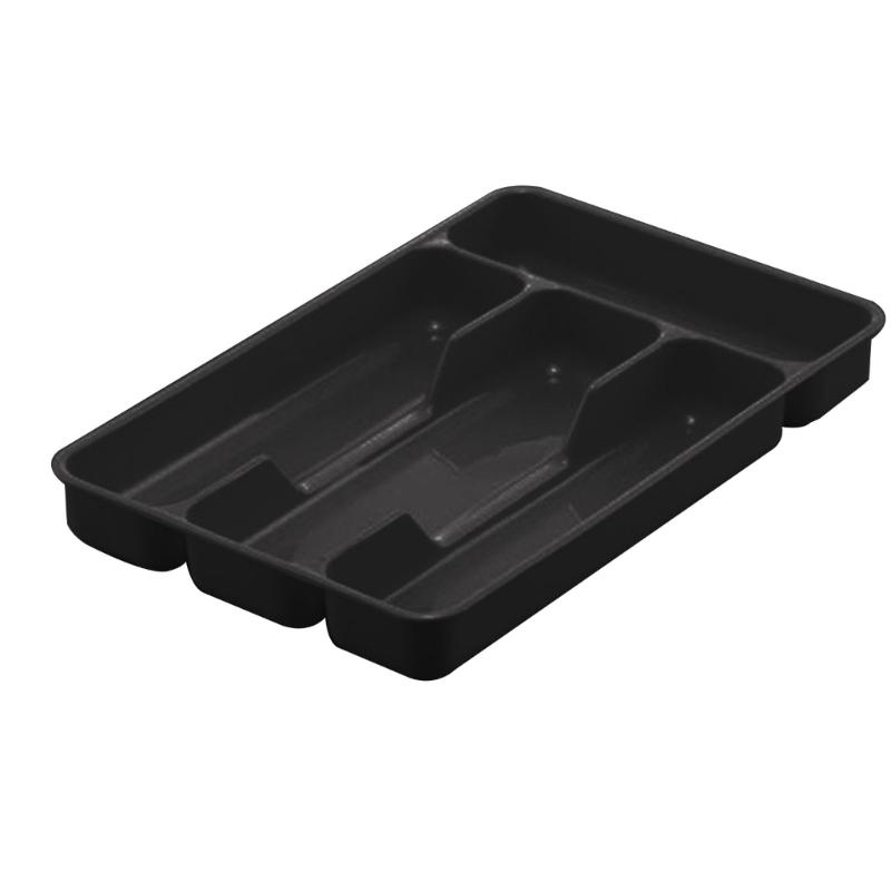 2pcs Tableware Organizer Cutlery Storage Tray Kitchen Drawer Separation Finishing Rack Storage Box Spoon Fork Silverware