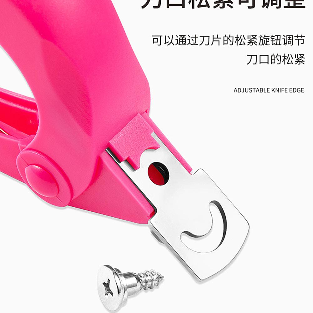 Adjustable Stainless Steel Nail Tip Cutter Nail Clippers False Nail Trimmer For Acrylic Nails Salon Home Manicure Tools
