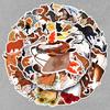 50 Cute Horse Cartoon Stickers for Kids - Waterproof Decoration for Diary, Phone, Water Bottle, Laptop, Suitcase