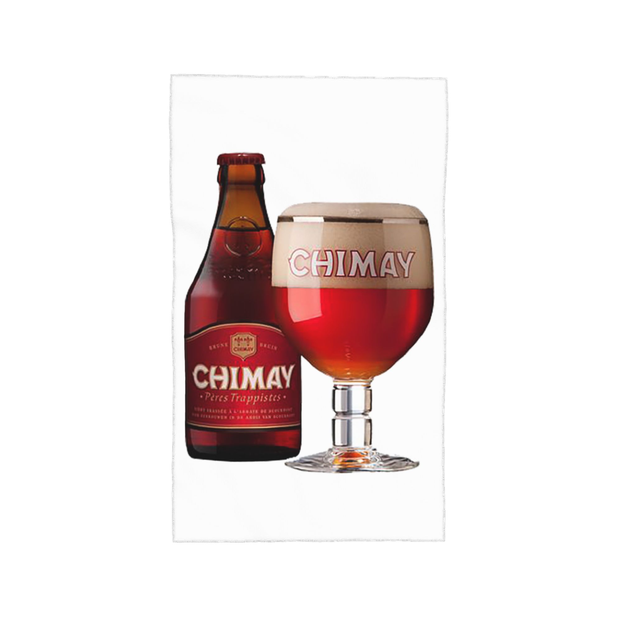 

Chimay Logo Soft Face Towel Quick Dry Pool Bath Cotton Towels Breathable W40*H60(CM)