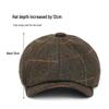 Men's Retro Octagonal Wool Felt Beret - Warm Autumn/Winter Painter-style Flat Newsboy Cap