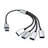 4 In 1 USB2.0 Splitter Cable USB Power Splitter Cable USB2.0 Male To 4 USB Female Splitter Cable Charging Data Transfer