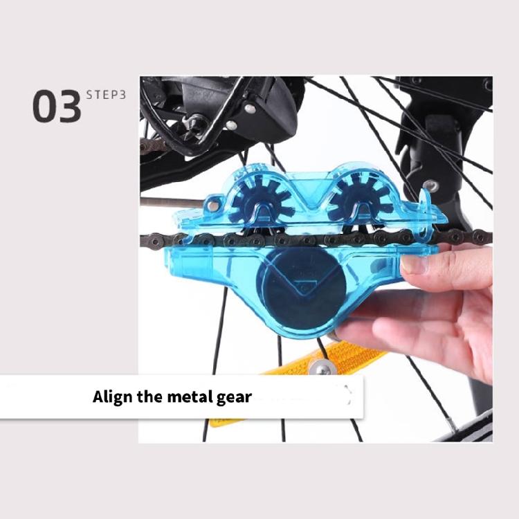 Bicycles Chain Cleaning Brush Plastic Chain Gears Grunge Bike Chain Cleaner for Efficient Cleaning