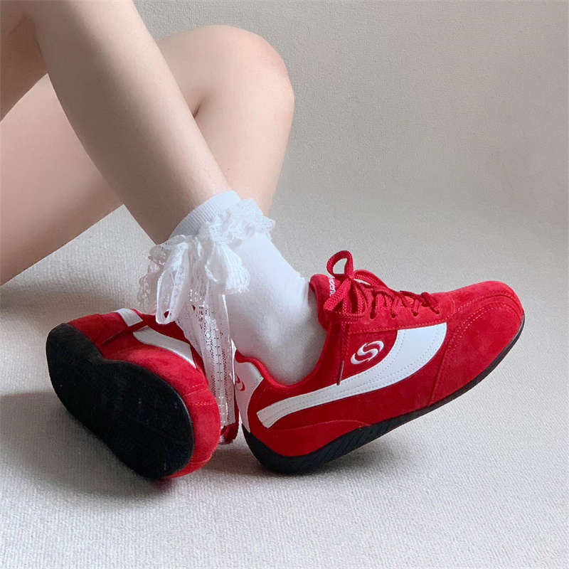 Casual Versatile German Training Shoes Women's New Breathable Comfortable Non-slip Wear-resistant Retro Sports Racing Shoes