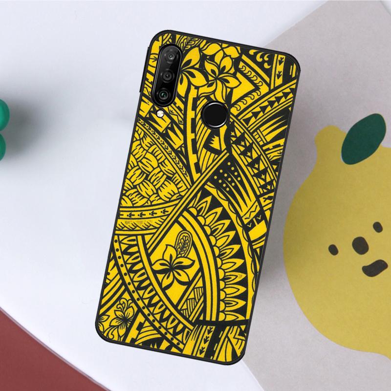 Maori Tribal Samoan Polynesian Print For Huawei Nova 7i 8i 11i 12i 12s Y73 Y70 Y90 Y60 Y72 Y61 Y91 9 10 SE P40 Lite P30 Pro Case