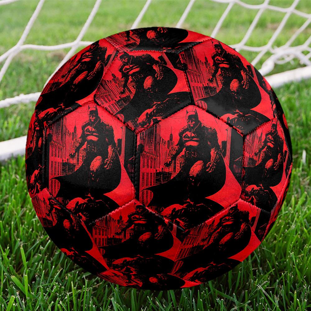 Superheroes Print Size 5 Soccer Ball, Standard Match Football for Sports Game and Team Practice, Ideal Gift for Soccer Fans