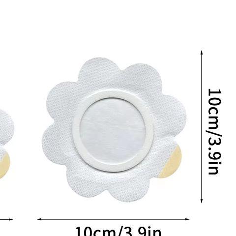 Disposable Castor Oil Belly Button Patch Self-Adhesive Navel Bandage Disposable Spunlace Cloth Castor Oil Patches Belly Sticker