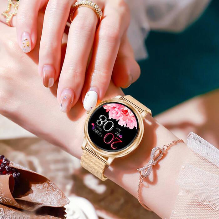 Smartwatch Damski Pacific 28-1 - Ciśnieniomierz (Zy023A)