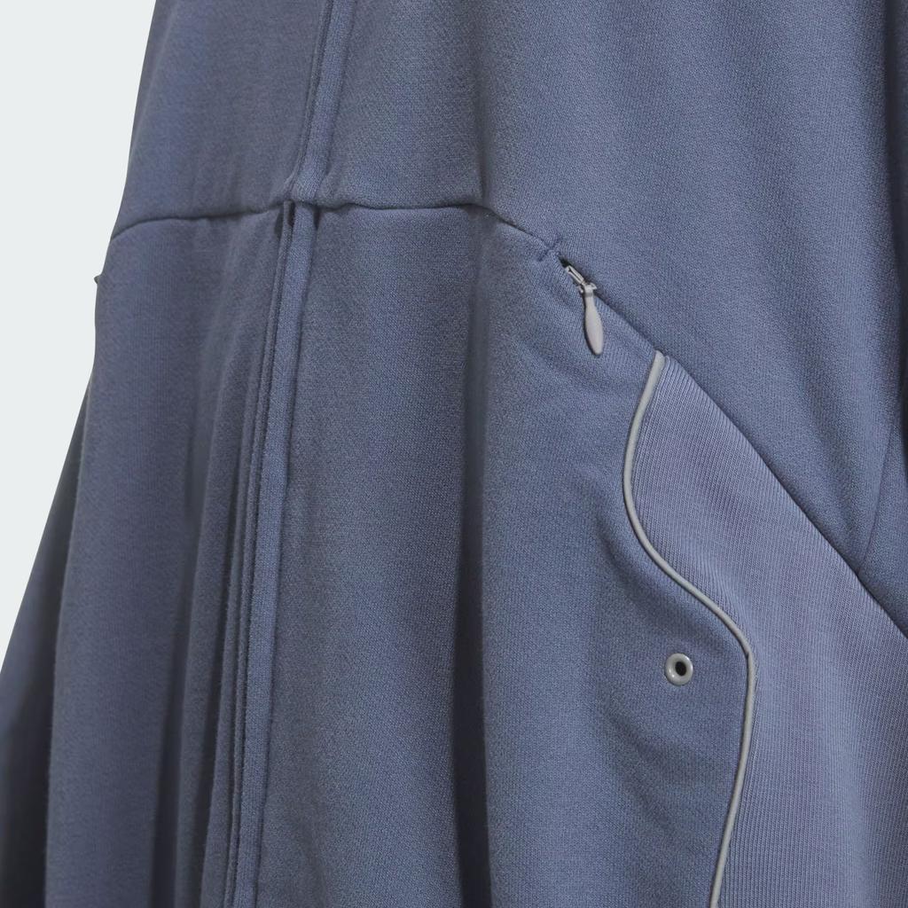 Adidas FW24 FUSTL P Hoodie Comfortable Jacket Men Jackets Ink-Blue JM6153