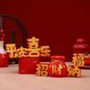 Spring Festival Table Ornament Vase Flower Arrangement Decor for New Year Festivals Desktop Centerpiece