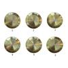 Pentagram Altar Ritual Burning Candle Holder Plate Stainless Steel Flat Bowl