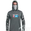 Pelagic Fishing Suit Summer Sportswear Men's Hooded Mask Fishing Shirt Quick-Drying Breathable T-Shirt