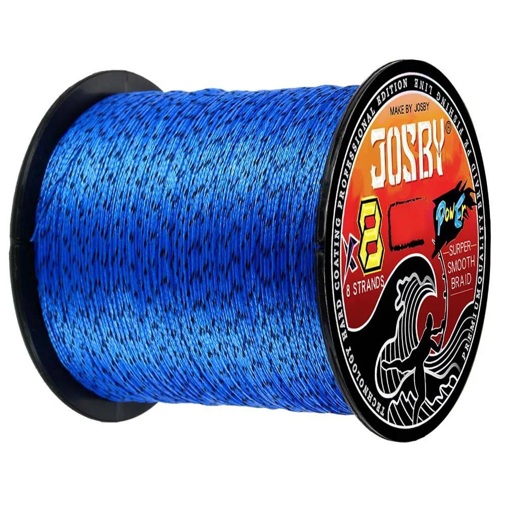 8X Japan Braided Polyethylene Fishing Line - Multi-Filament, Speckled, 100M/300M/500M for Fly, Sea, Saltwater, & Freshwater