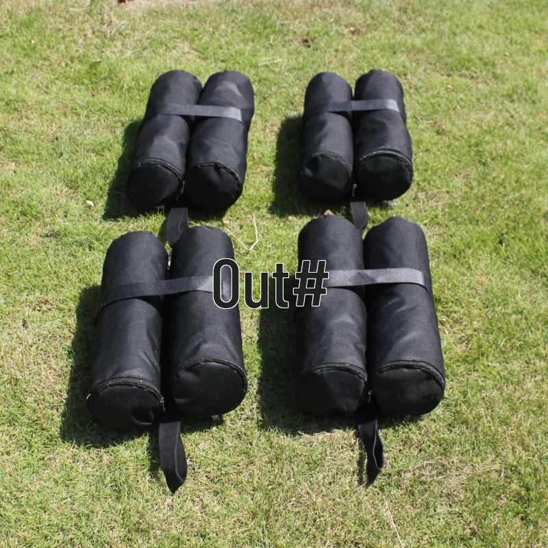 In-Stock Black Oxford Cloth Weighted Sandbag for Outdoor Tent Canopies